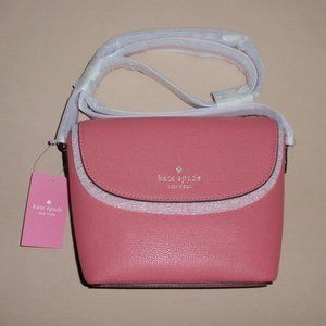 NWT Kate Spade Pink Emmie Flap Crossbody Bag - Masons Brick - New